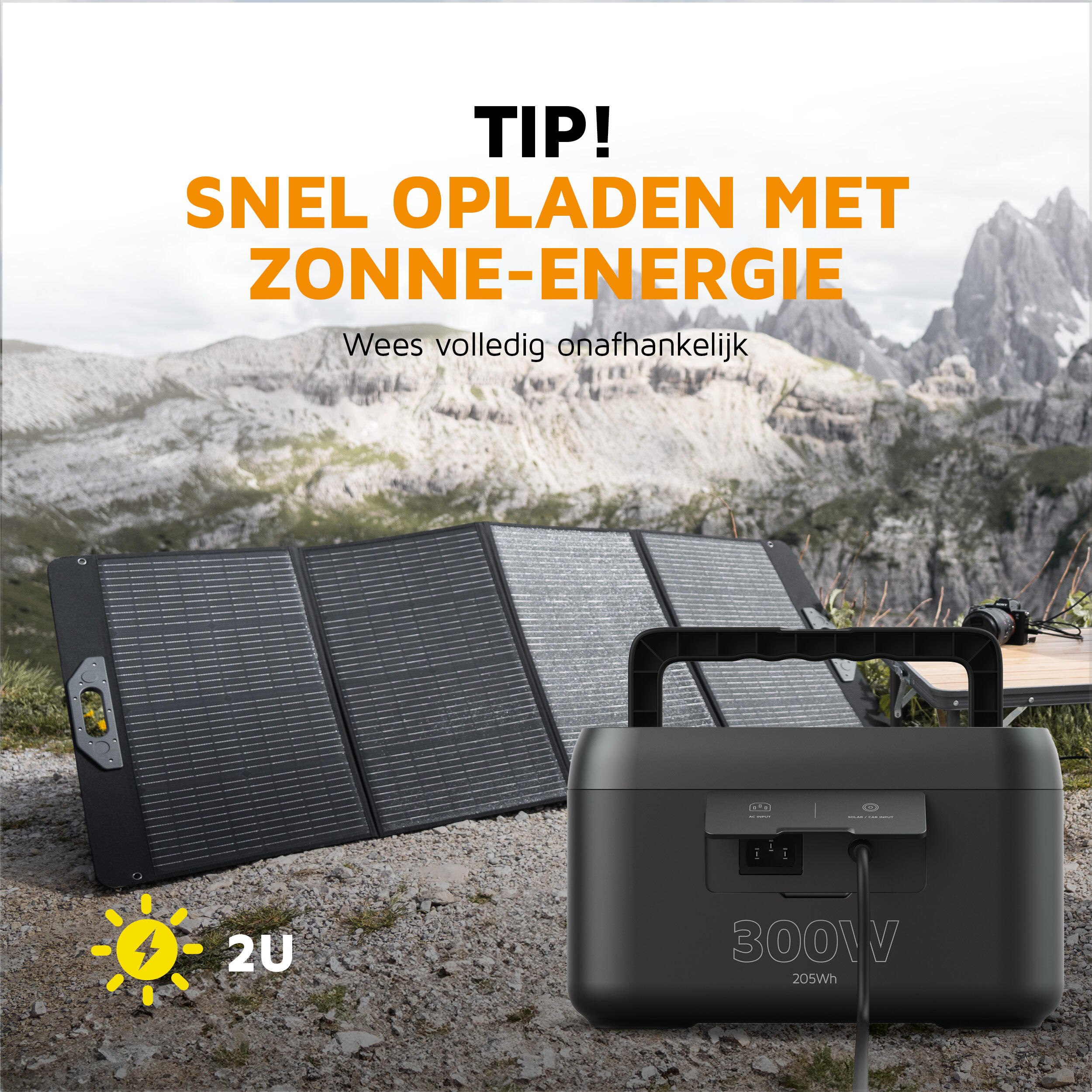 Xtorm Portable Powerstation 300W Draagbare Accu met 1x AC, 2x USB-C et 1x 12V Po 7/7