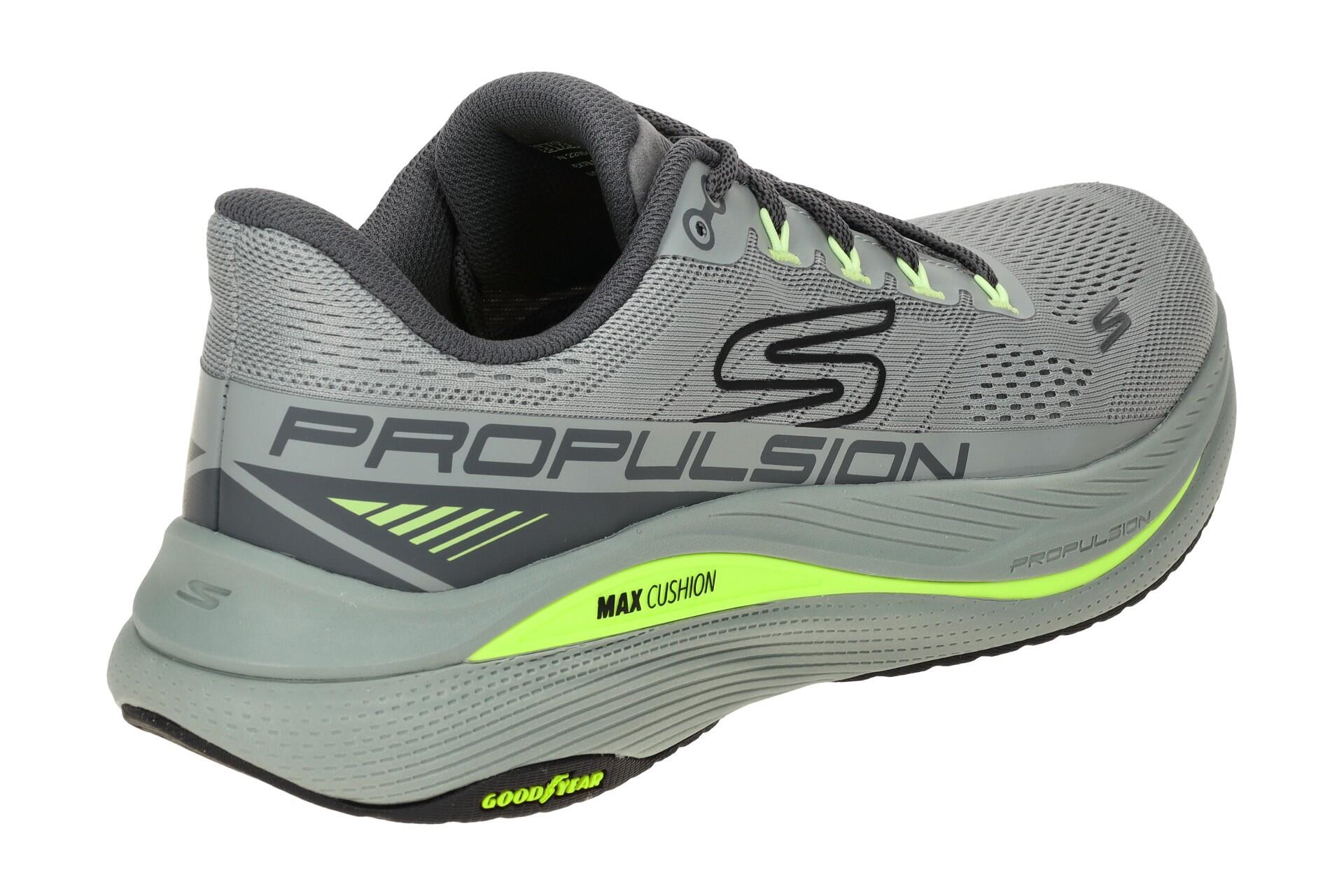Skechers MAX CUSHIONING Propulsion Schuhe grau 220509 4/7