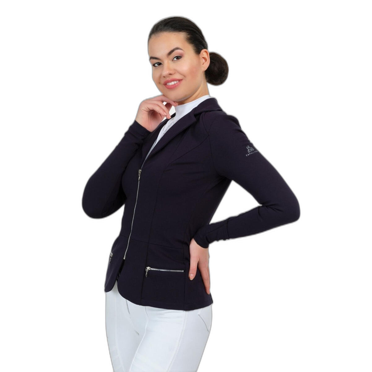 Reitturnierjacke Technologie zweite Haut Damen Cavalliera Zip chic 4/4
