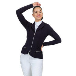 Veste de concours équitation technologie seconde peau femme Cavalliera Zip chic