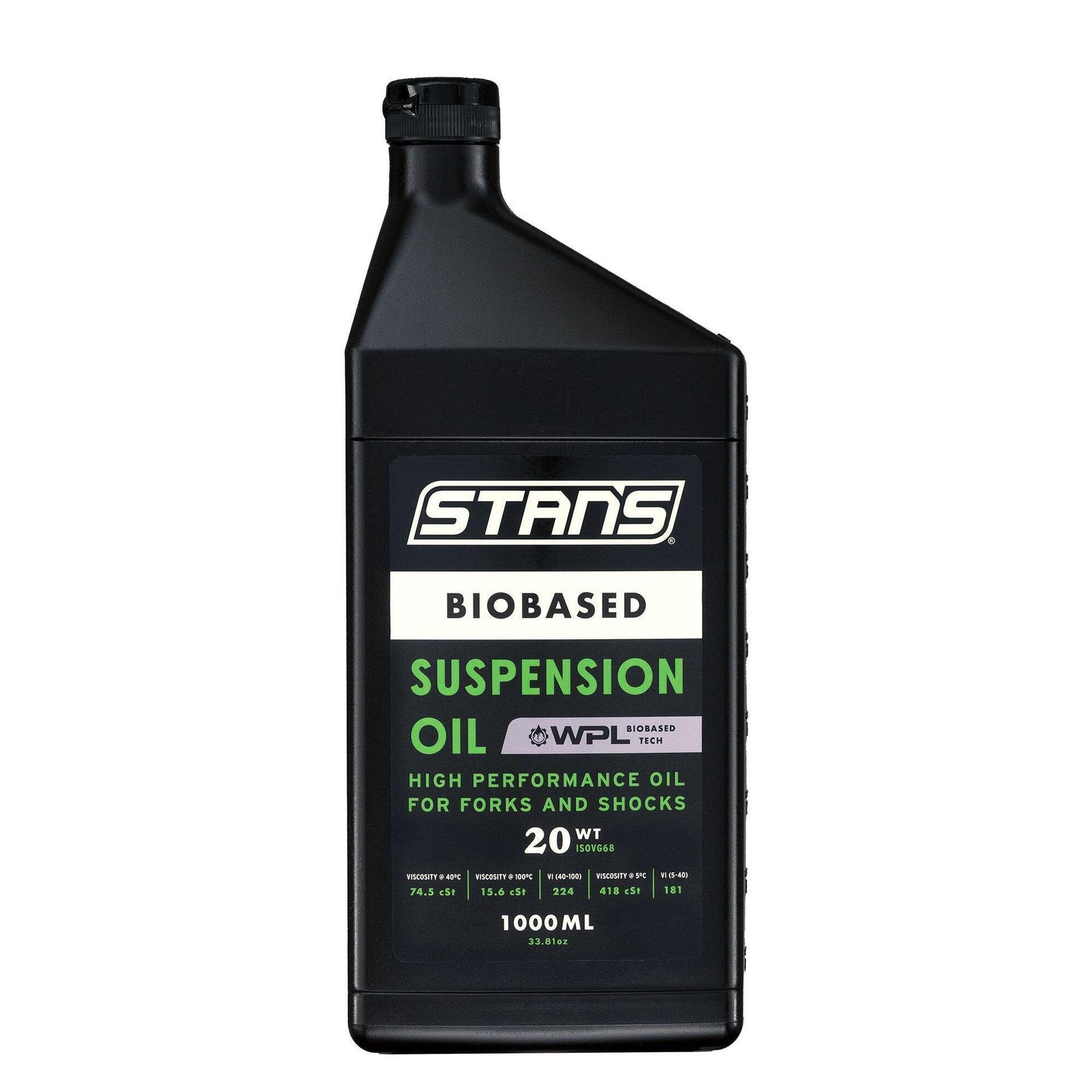 Stan's No Tubes - Huile De Suspension Stans Biobased - 20wt - Lubrifiant - Noir - 1 L - Decathlon