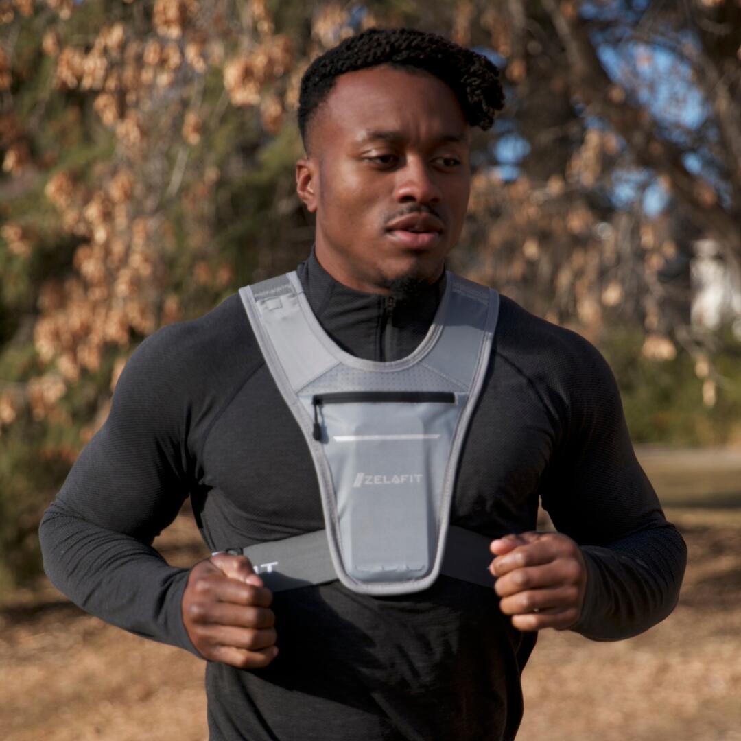 Run Vest Ghost Edition - Reflective Silver | Decathlon