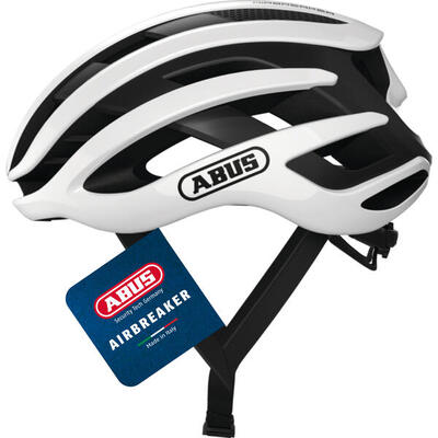 Airbreaker polar wit m - professionele fietser helm