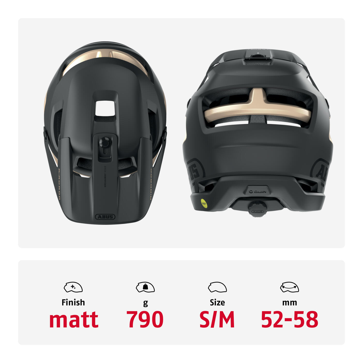 Fahrradhelm Abus airdrop mips 4/7