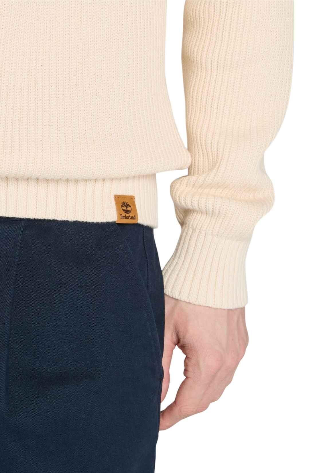 Sweter Męski Timberland Textured 1/4 Zip Swetaer 6/6