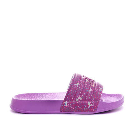 Claquettes fille Sartwog rose