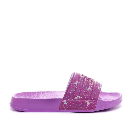 Claquettes fille Sartwog rose