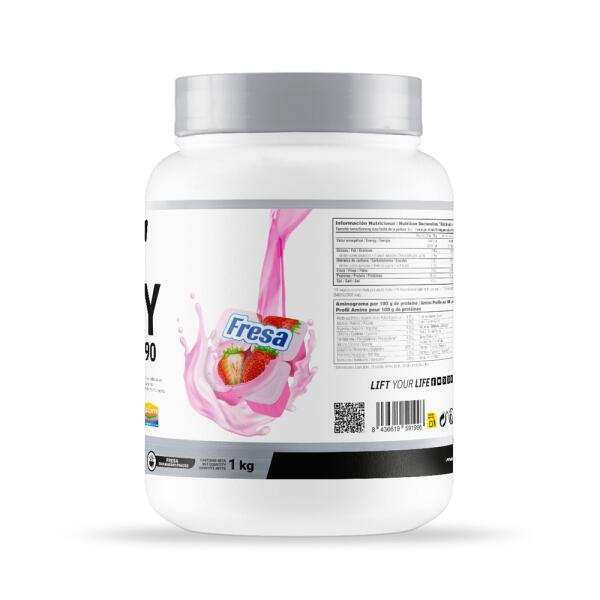 Soy isolate90 - 1kg Fraise de MASmusculo 3/5