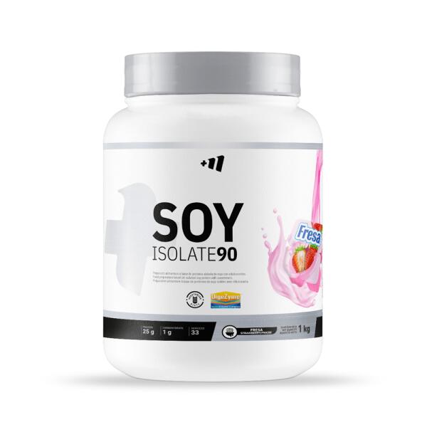 MMSUPPLEMENTS SOY Isolate90 (Isolato di proteine di soia) - 1 kg di MM Supplements alla frago