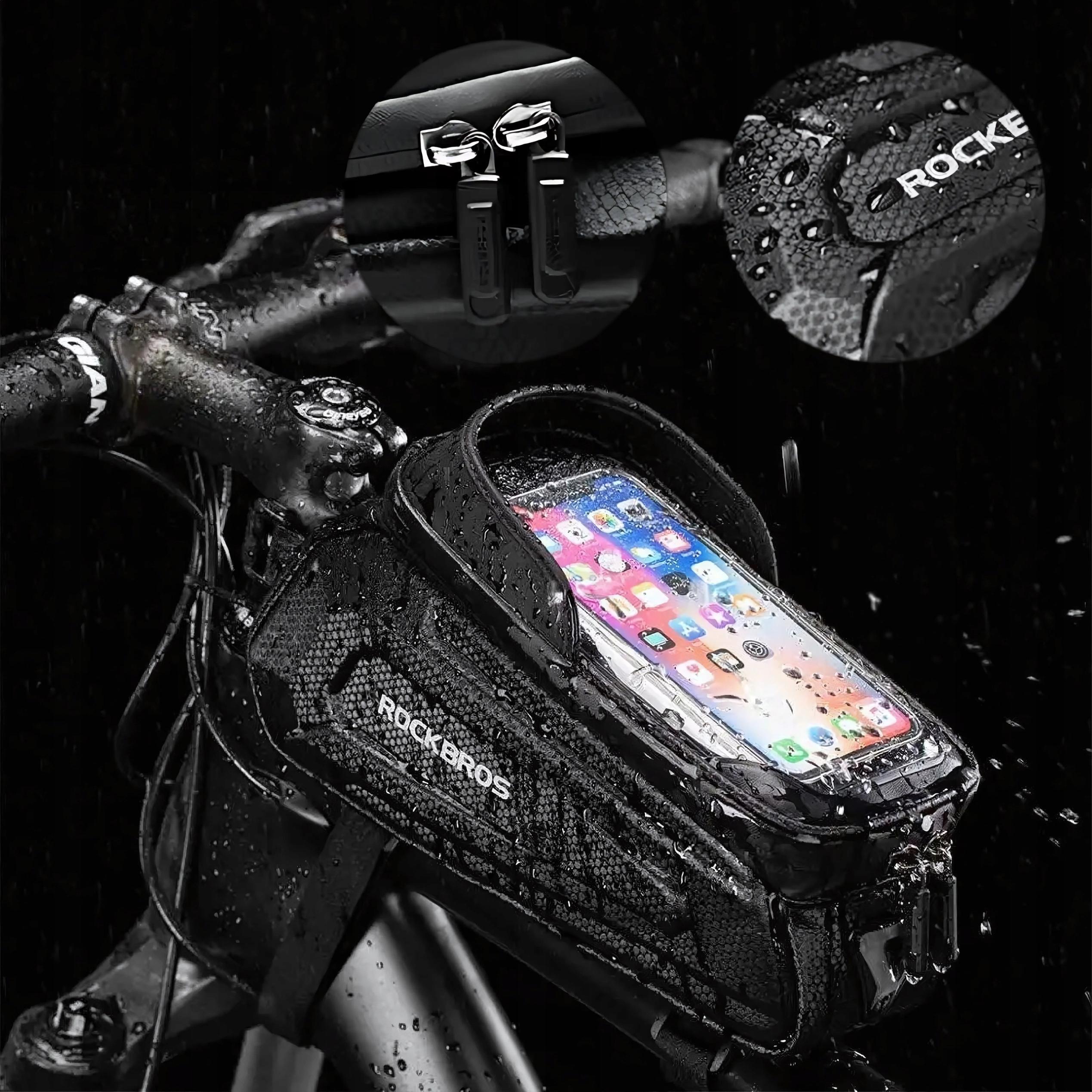 Cyklistická taška Rockbros na rám s vodotěsným obalem na telefon 1,7l 3/8