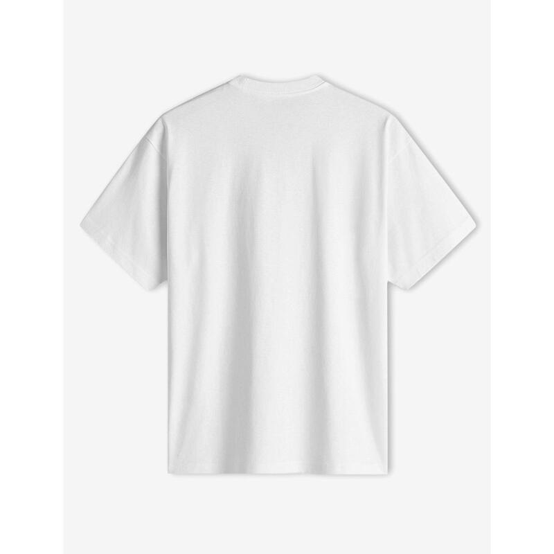 T-shirt Vans Model Left Chest Ii Loose Ss Culoare Alb