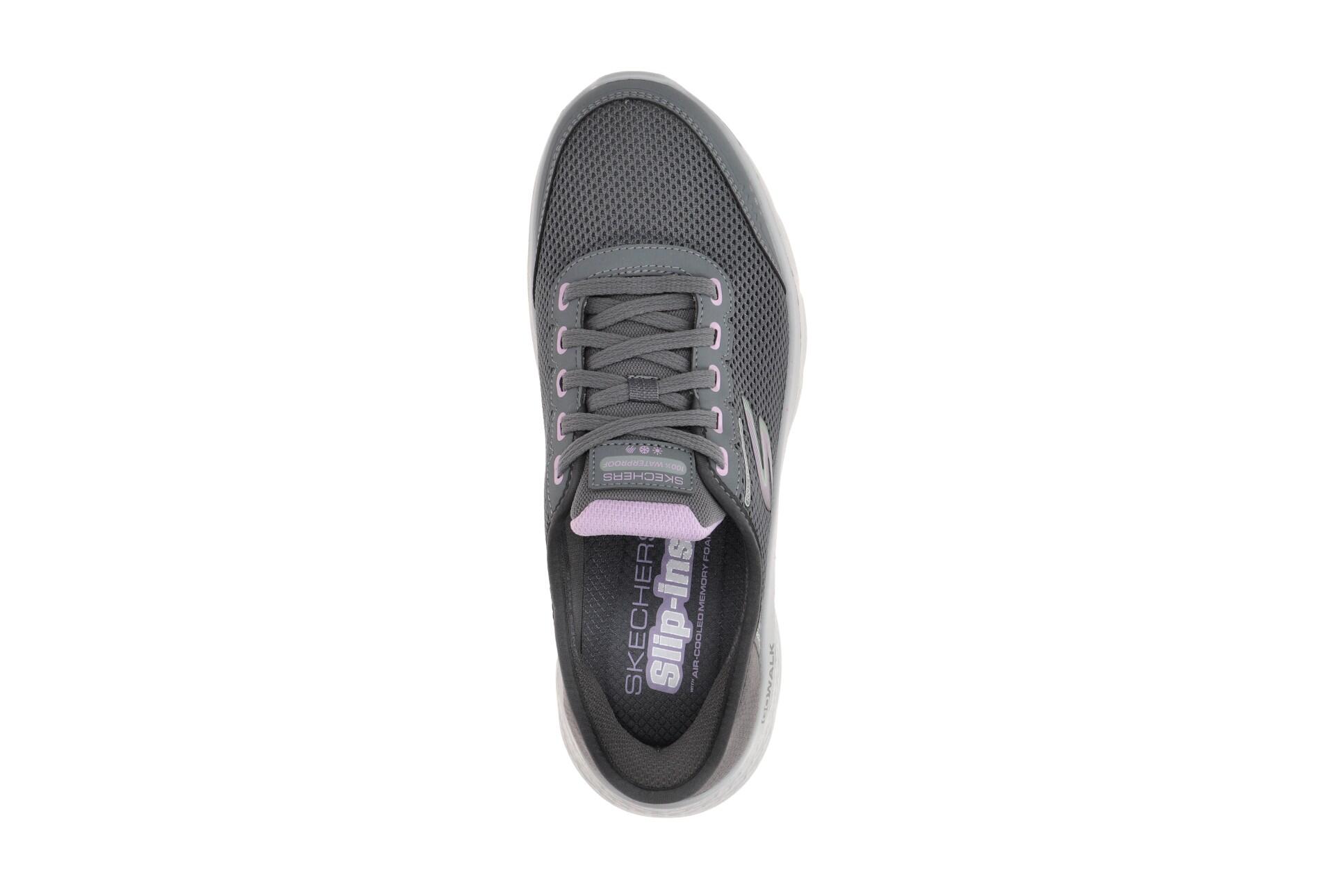 Skechers Go Walk Flex Schuhe grau SLIP-INS wasserdicht 124846 6/7