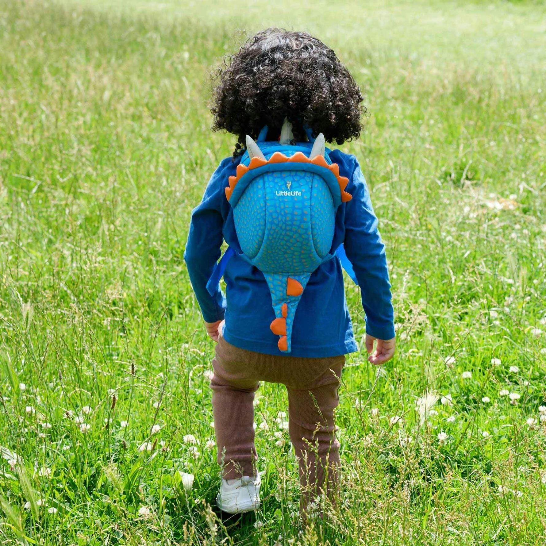 Sac à dos enfant LittleLife Toddler Triceratops 2 L léger bretelles rembourrées 3/7