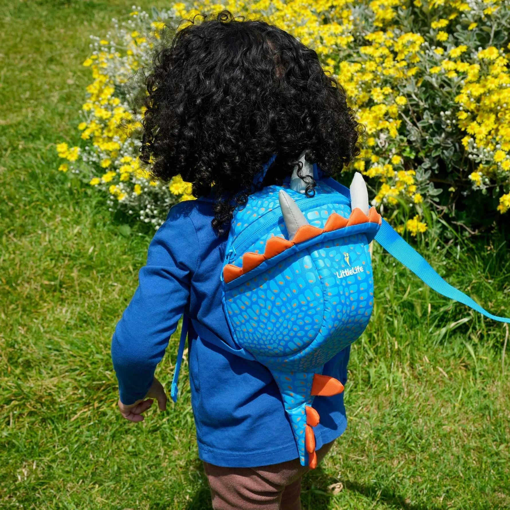 Sac à dos enfant LittleLife Toddler Triceratops 2 L léger bretelles rembourrées 4/7
