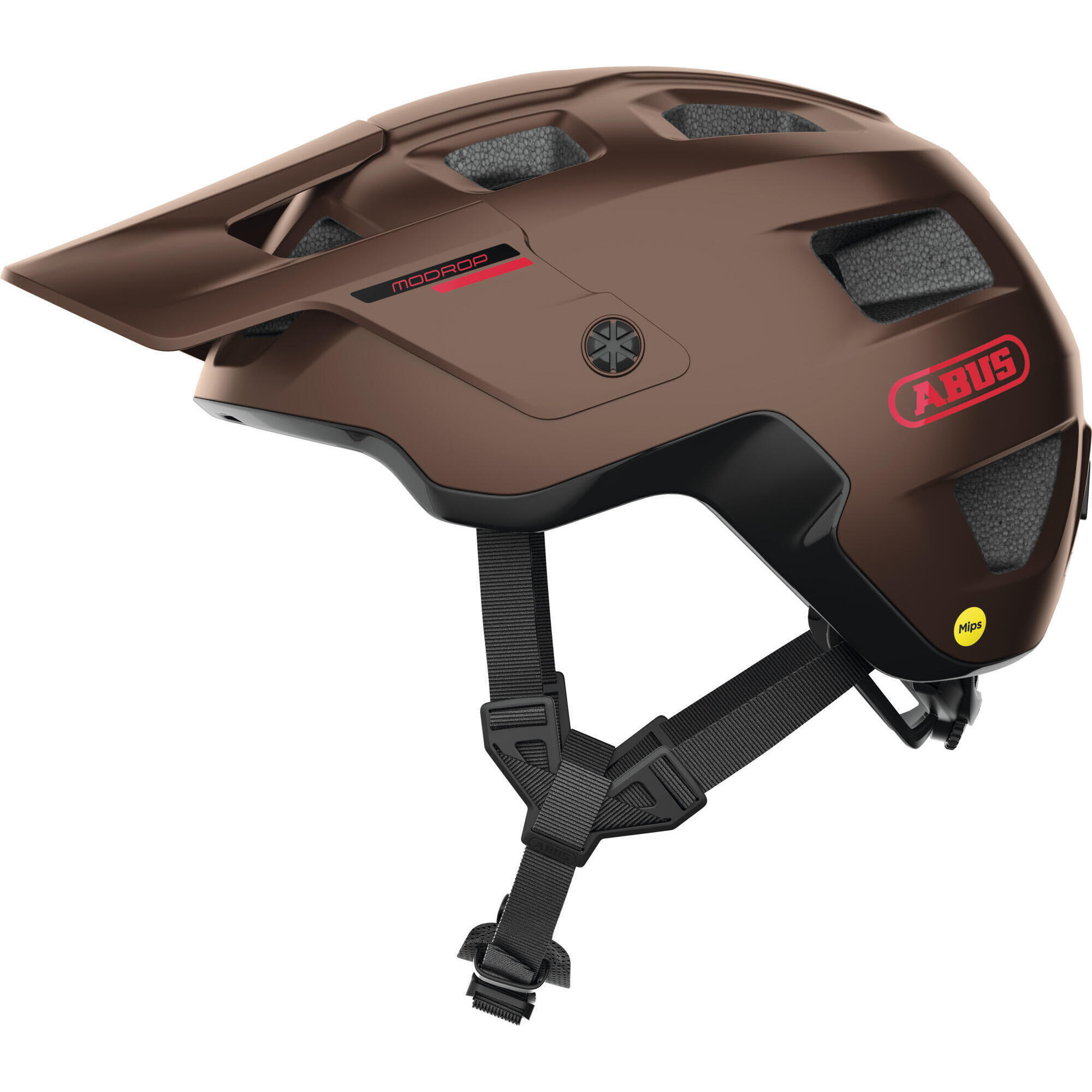 Abus - Casque Vélo Abus Modrop Mips - Casque - Marron|noir - 51-55 Cm - Decathlon