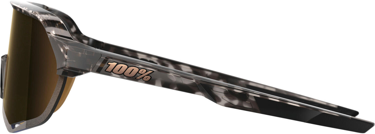 Brille S2 - Gloss Black Havana - Soft Gold Mirror Lens 3/5