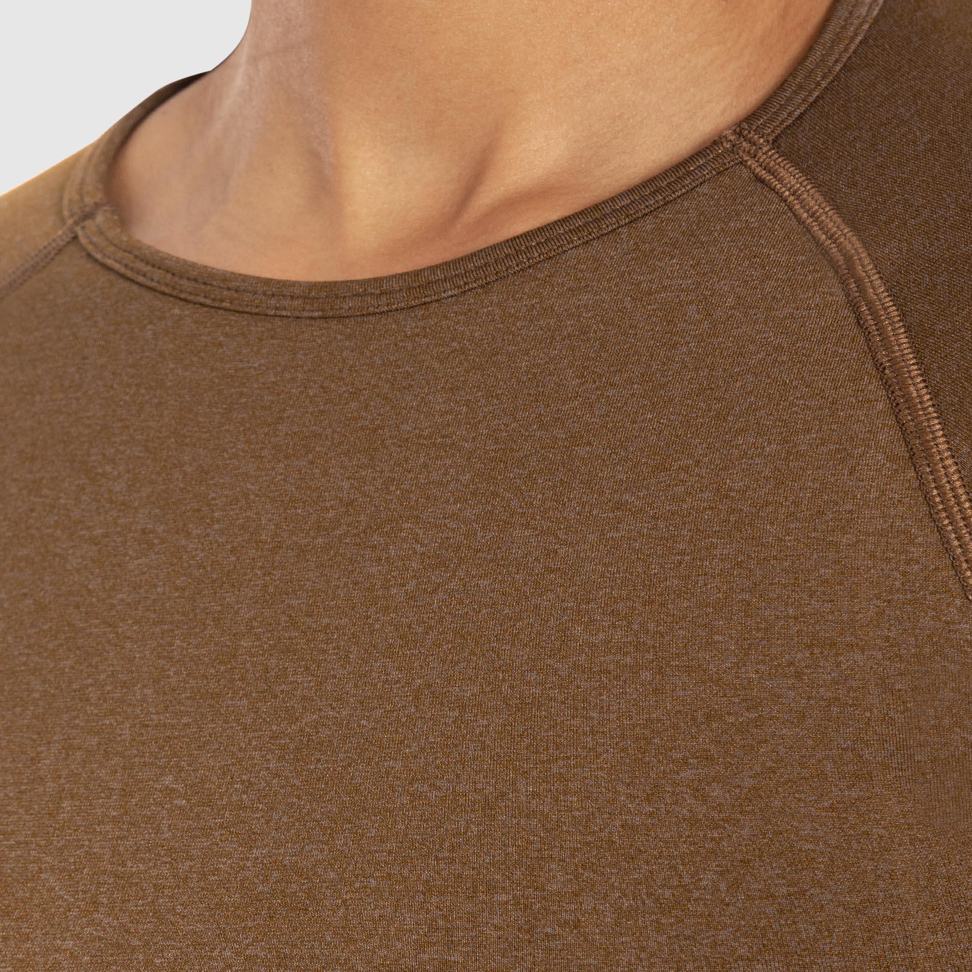 Damen Crop Longsleeve Bethy Braun 4/5