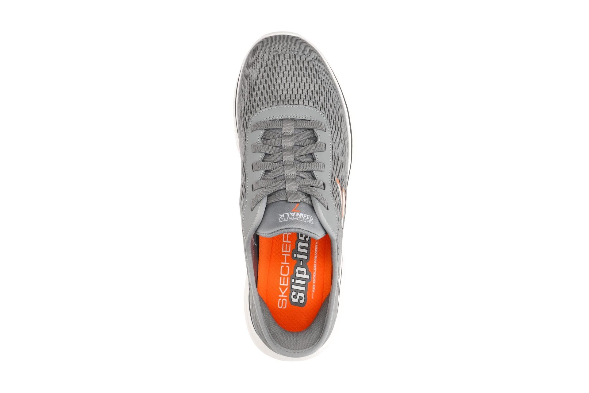 Skechers Go Walk 7 Schuhe Herren Sneakers grau Slip Ins 216648 6/7