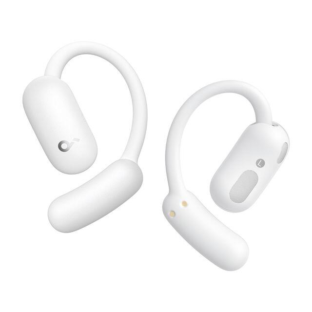 soundcore AeroFit 2 Adjustable Open-Ear Wireless Earbuds, White