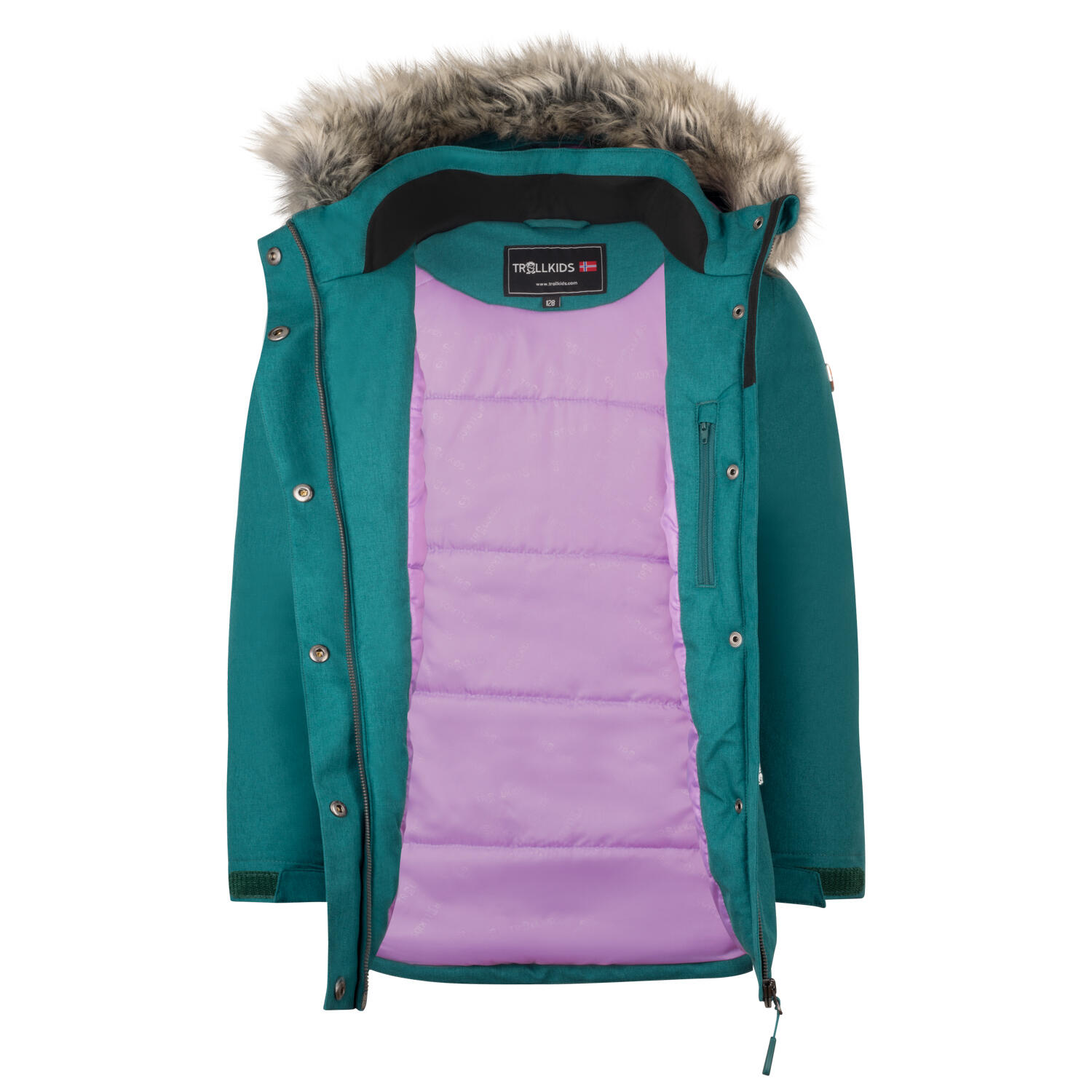 Wintermantel Oslo XT Outdoor girls TROLLKIDS Decathlon