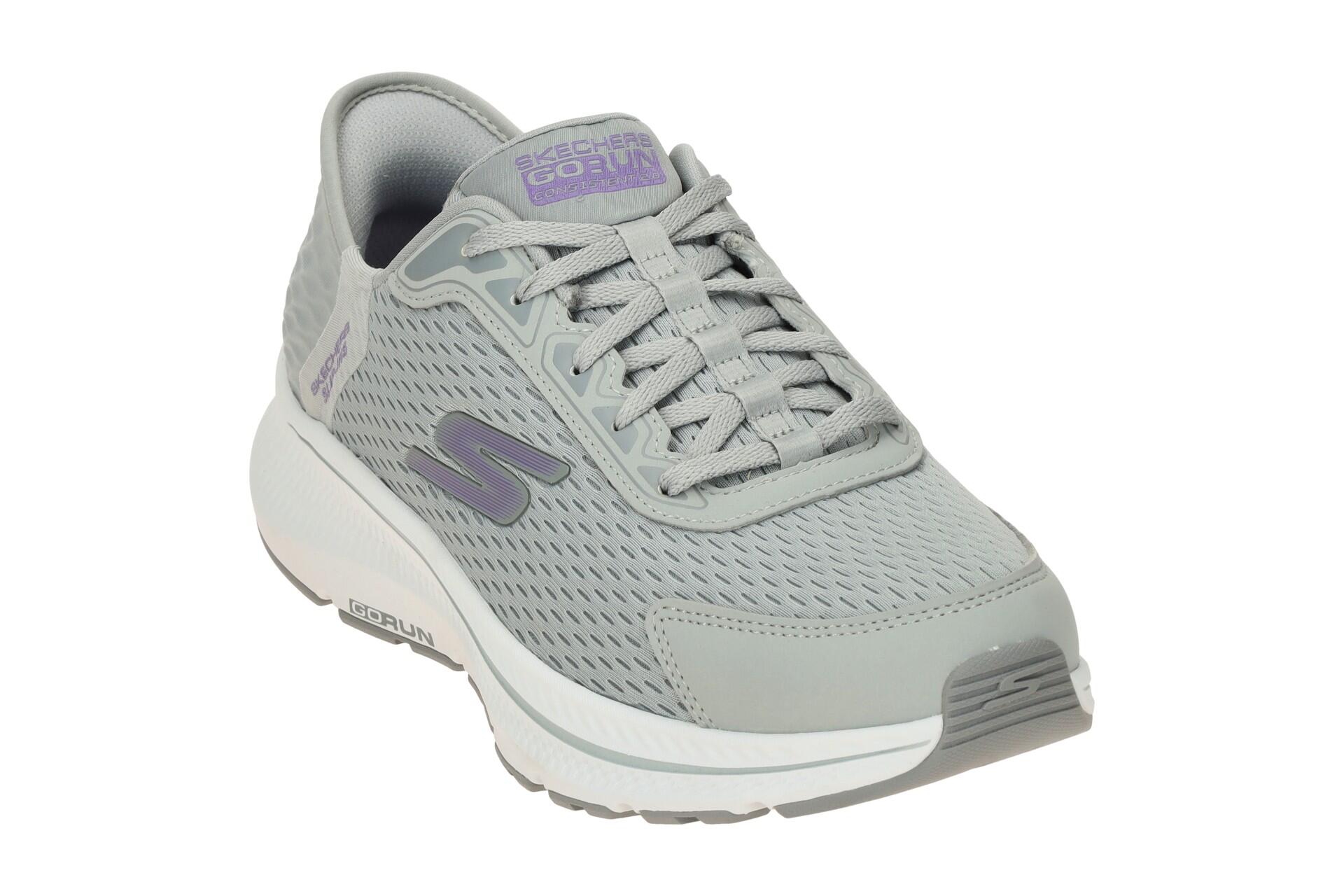 Skechers Go Run Sport Sneakers Schuhe grau Slip-In 128615 3/7