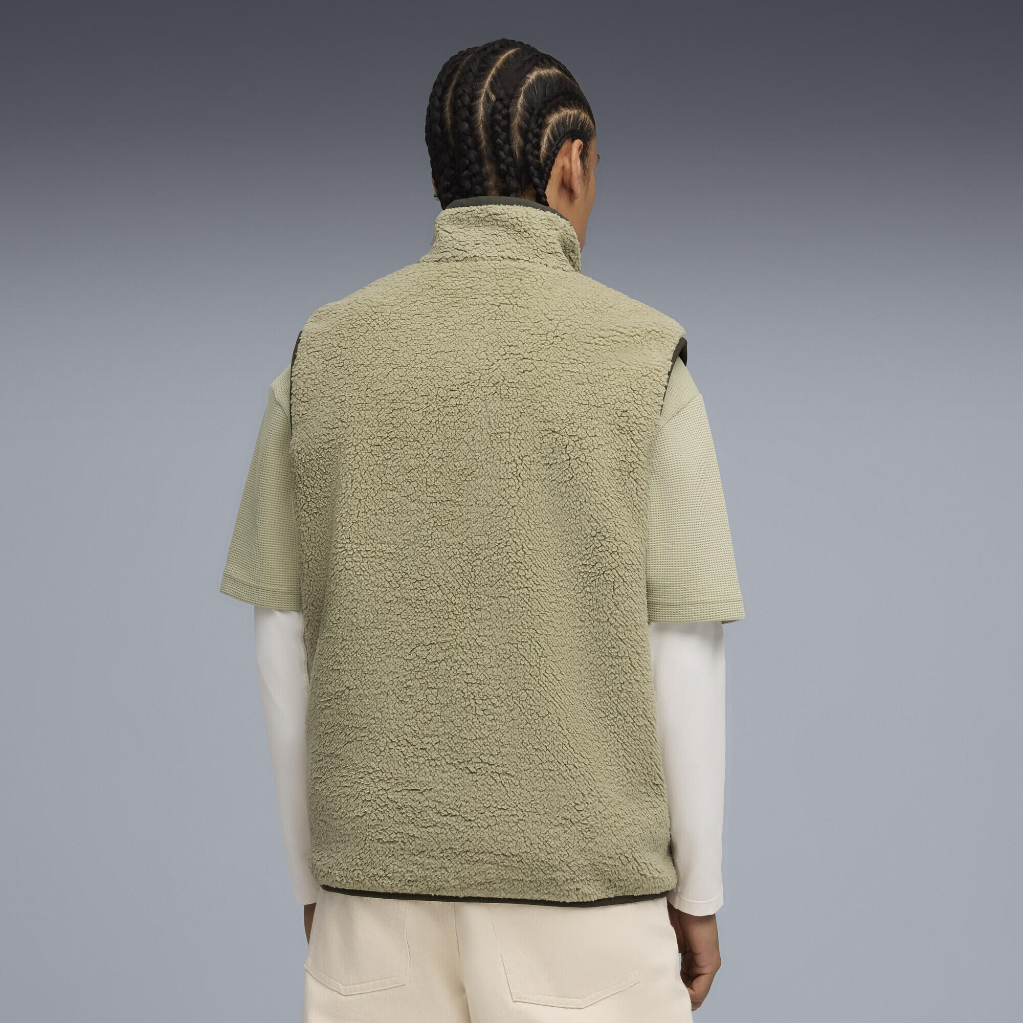 Gilet reversibile in sherpa da uomo PUMA 3/5