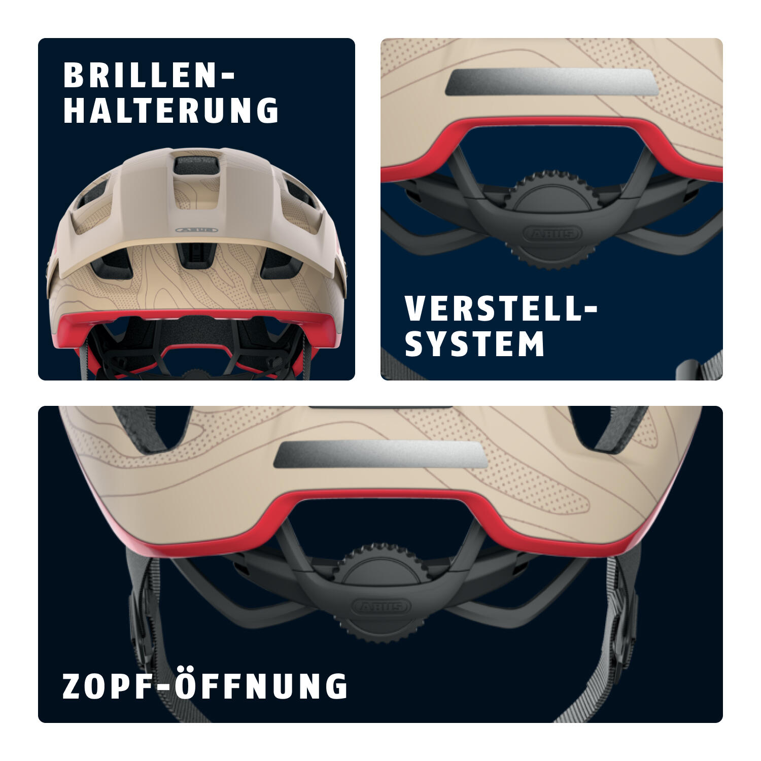 Fahrradhelm Abus modrop 3/7