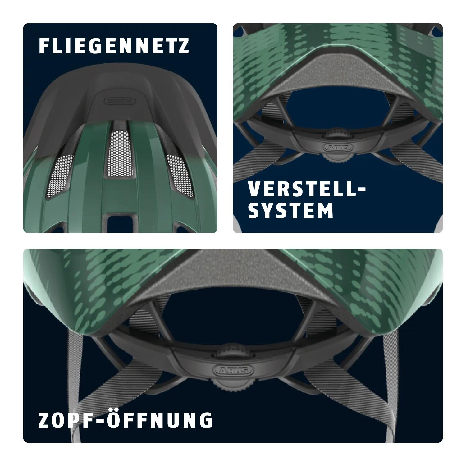 Rennrad-Helm "Macator", grün 3/7