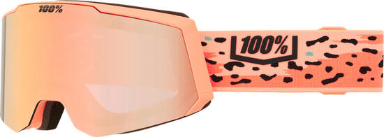 SNOWCRAFT S HiPER Goggle Safari - Mirror Peach Lens