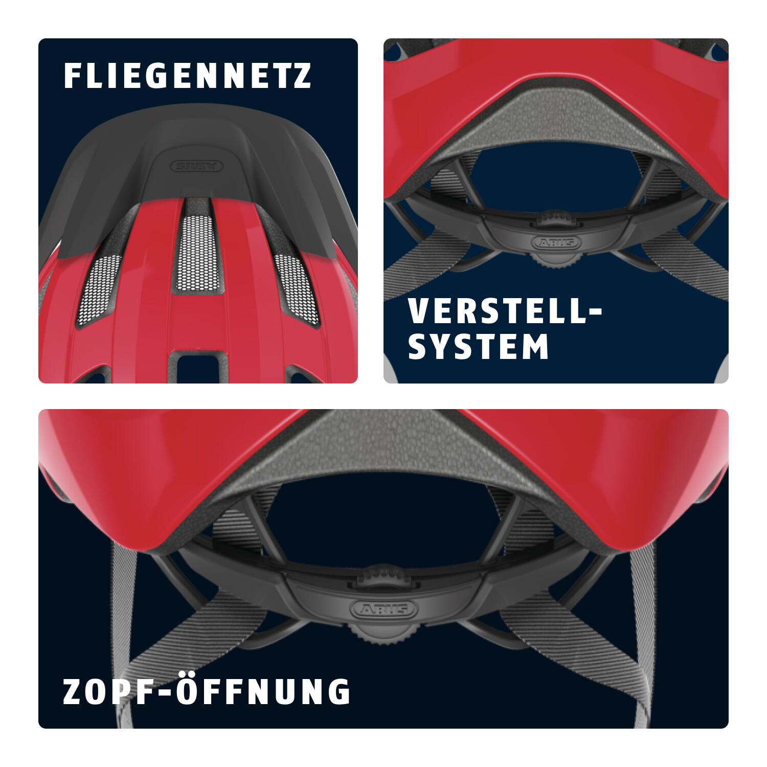 Rennrad-Helm "Macator", rot 3/7