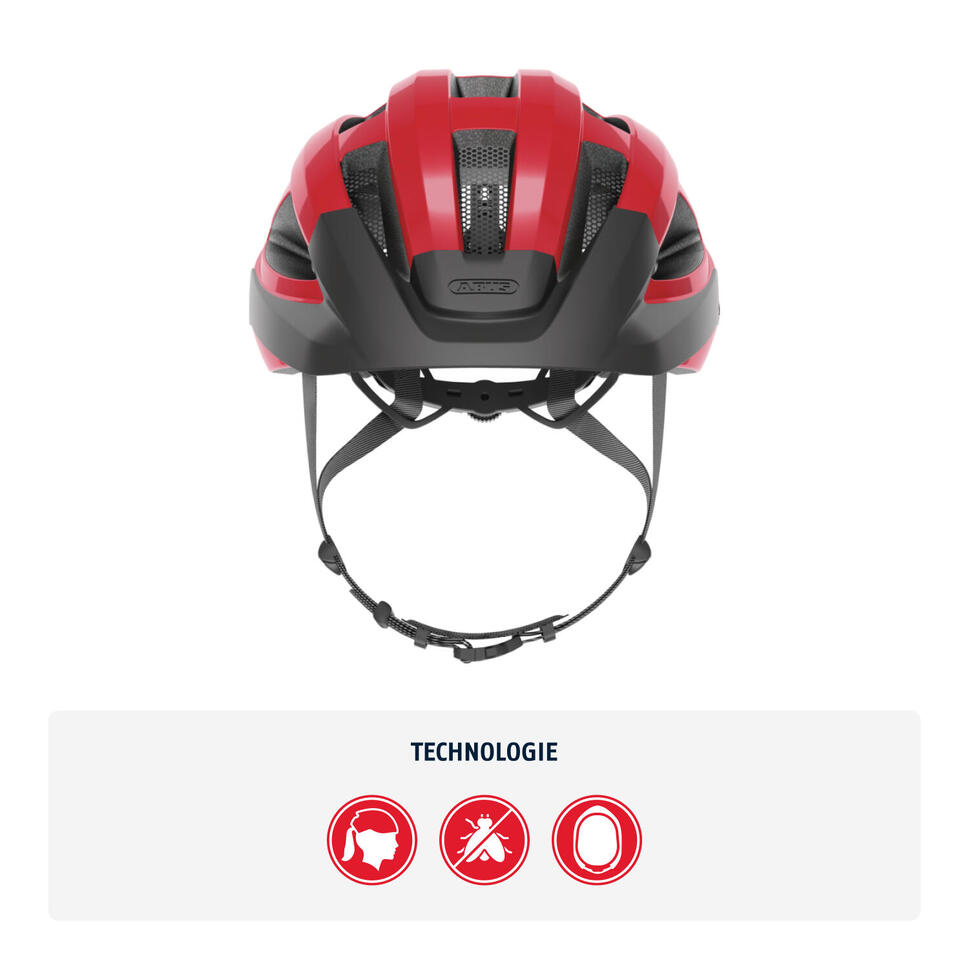 Wyścigowy kask rowerowy „Macator”, czerwony
