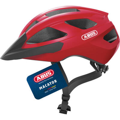 Racefietshelm "macator". rood