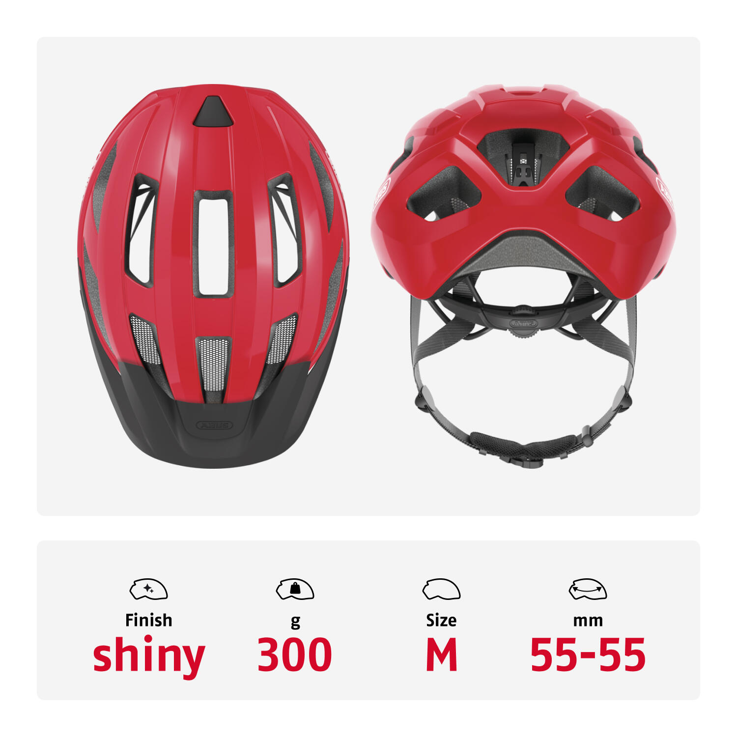 Rennrad-Helm "Macator", rot 4/7