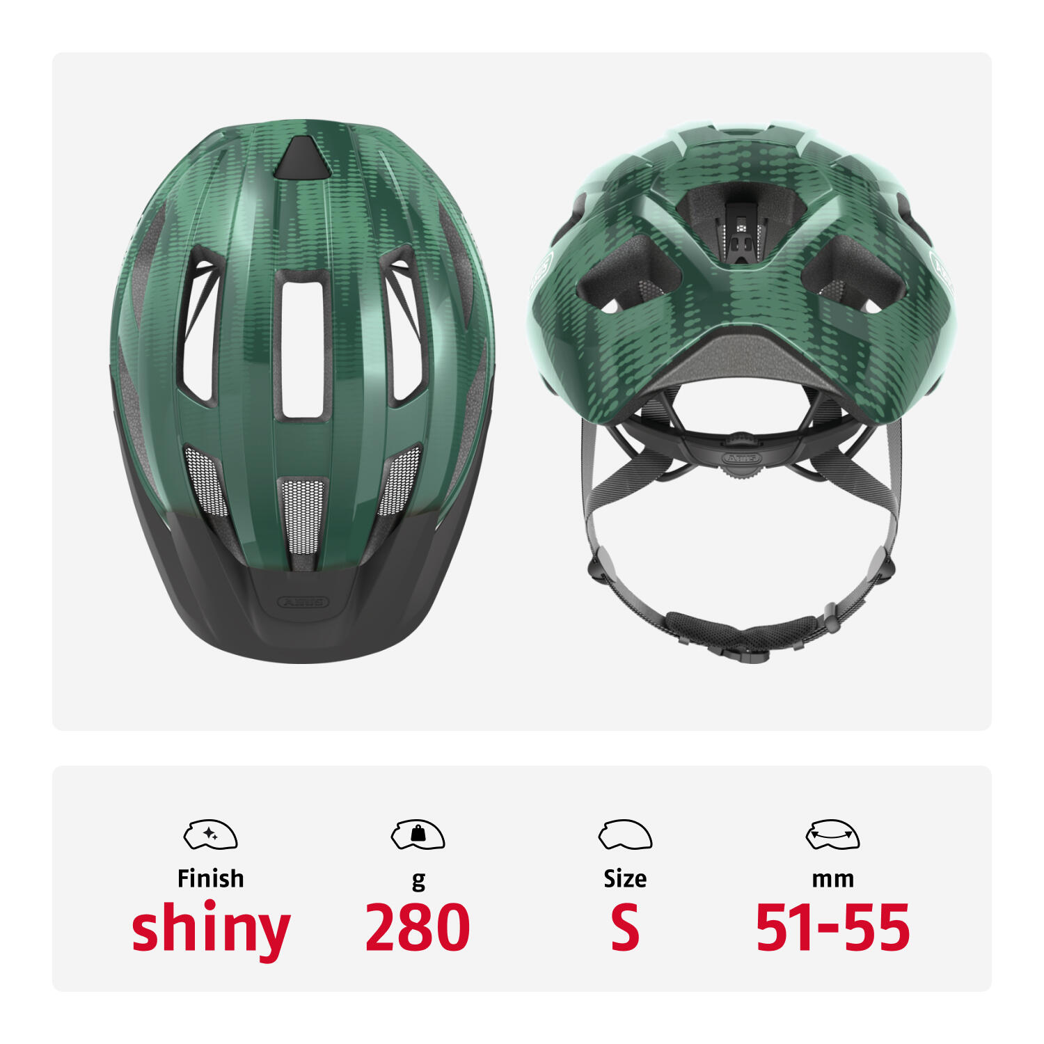Casco da bici da corsa "Macator", verde 4/7