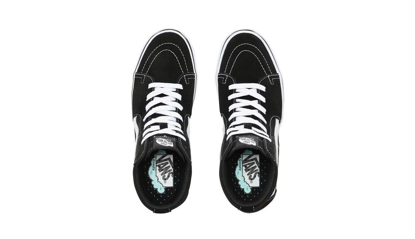 Vans Comfycush Sk8 Hi Trainers / Black White 3/4