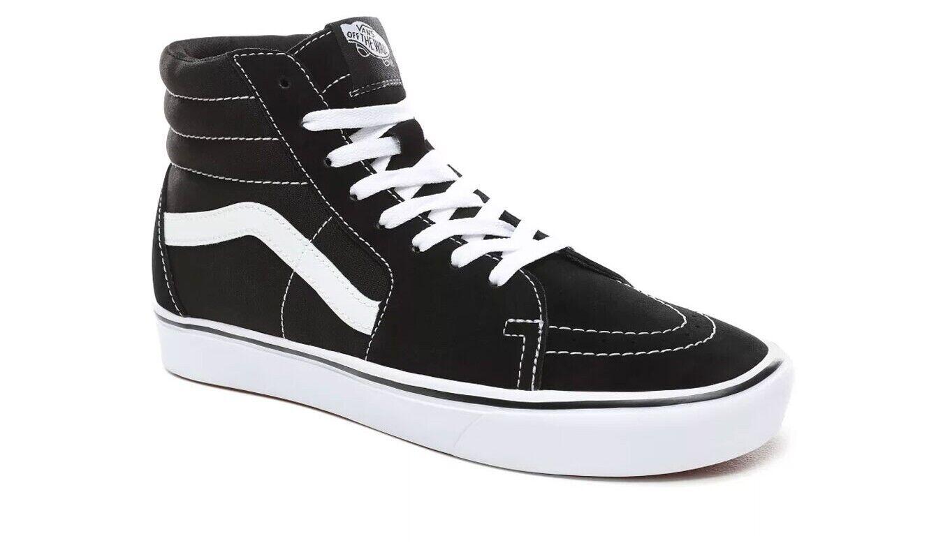 Vans Comfycush Sk8 Hi Trainers / Black White 2/4