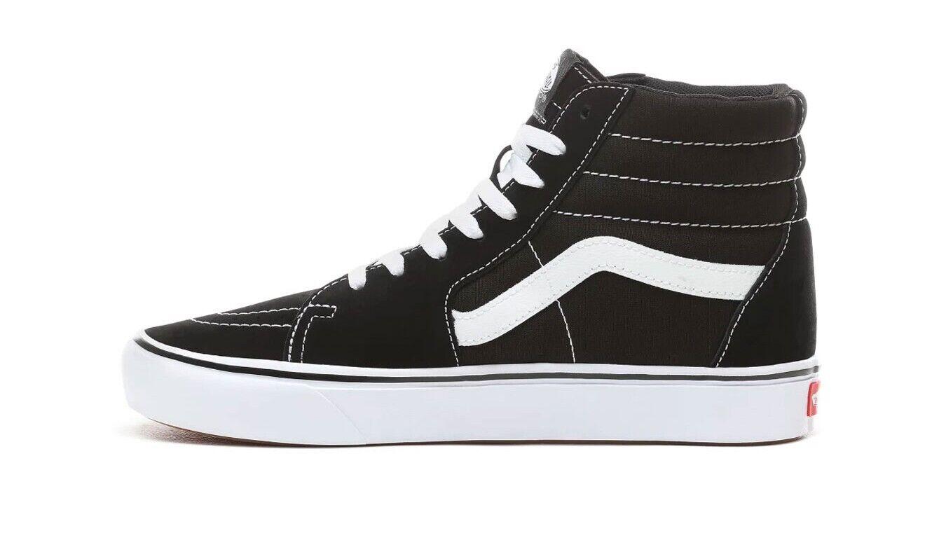 Vans Comfycush Sk8 Hi Trainers / Black White 4/4