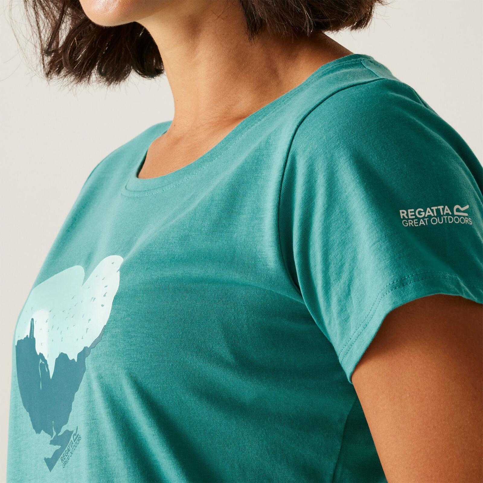 T-Shirt leicht, atmungsaktiv, UV-schützend Damen - Breezed V 5/5