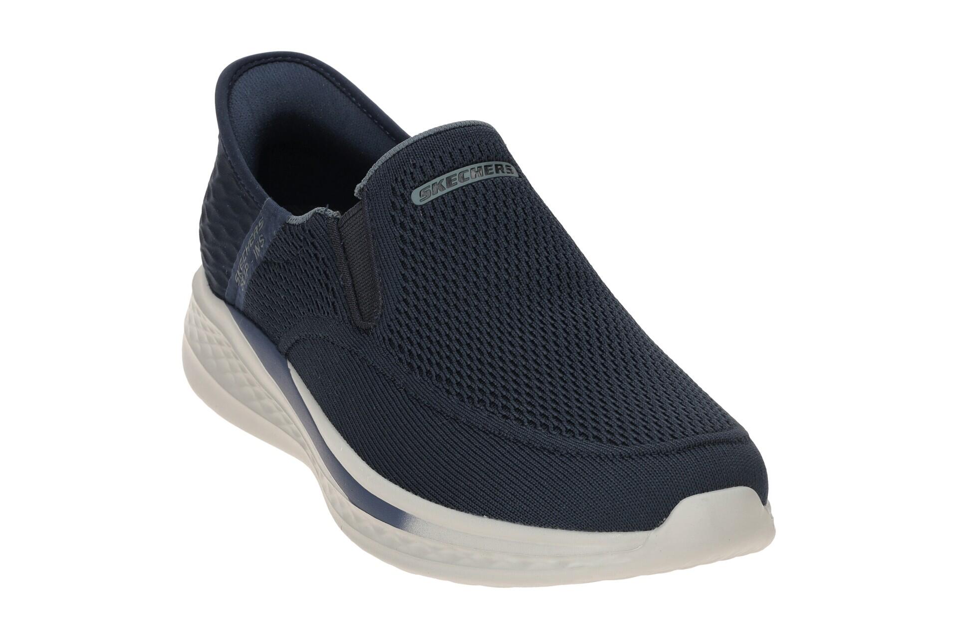 Skechers Slade Slipper Schuhe blau Slip-Ins 210811 3/7