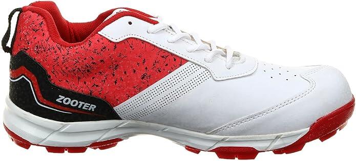 DSC Zooter Cricket-Schuhe | Weiß/Rot | Für Männer und Jungen | LightWeight 7/7