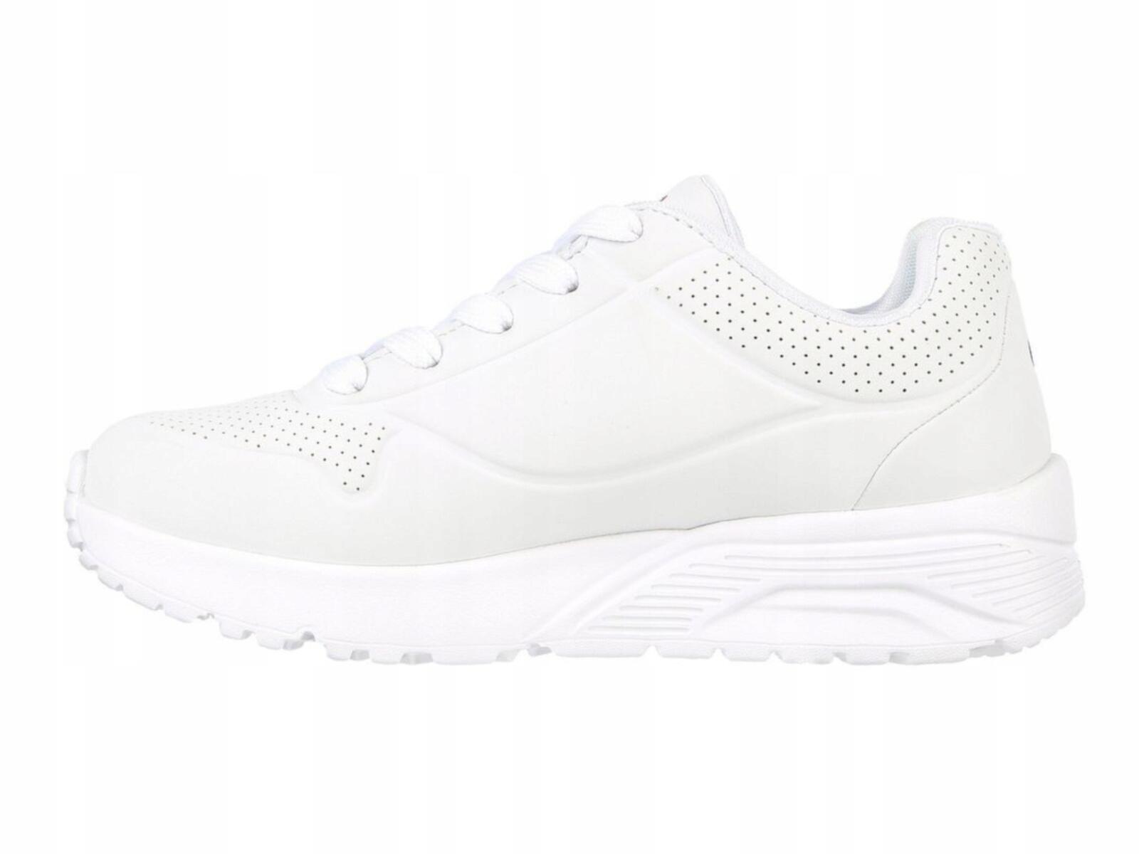 Buty damskie SKECHERS UNO LITE 314064L-WMLT białe w serca sportowe 38 3/6