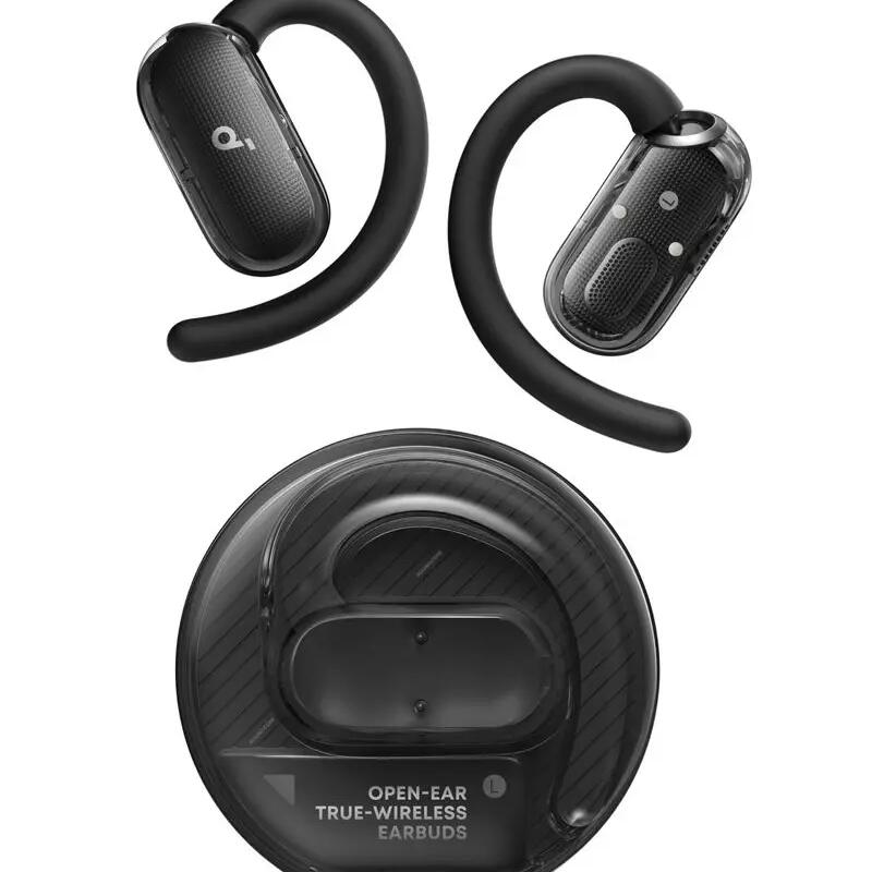 soundcore V40i Wireless Adjustable Open-ear Earbuds, Black