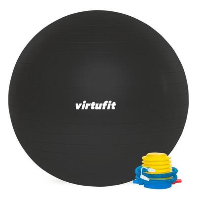 Gymnastikball - Anti-Burst Pilates Ball - Mit Pumpe - Grau- 65 cm