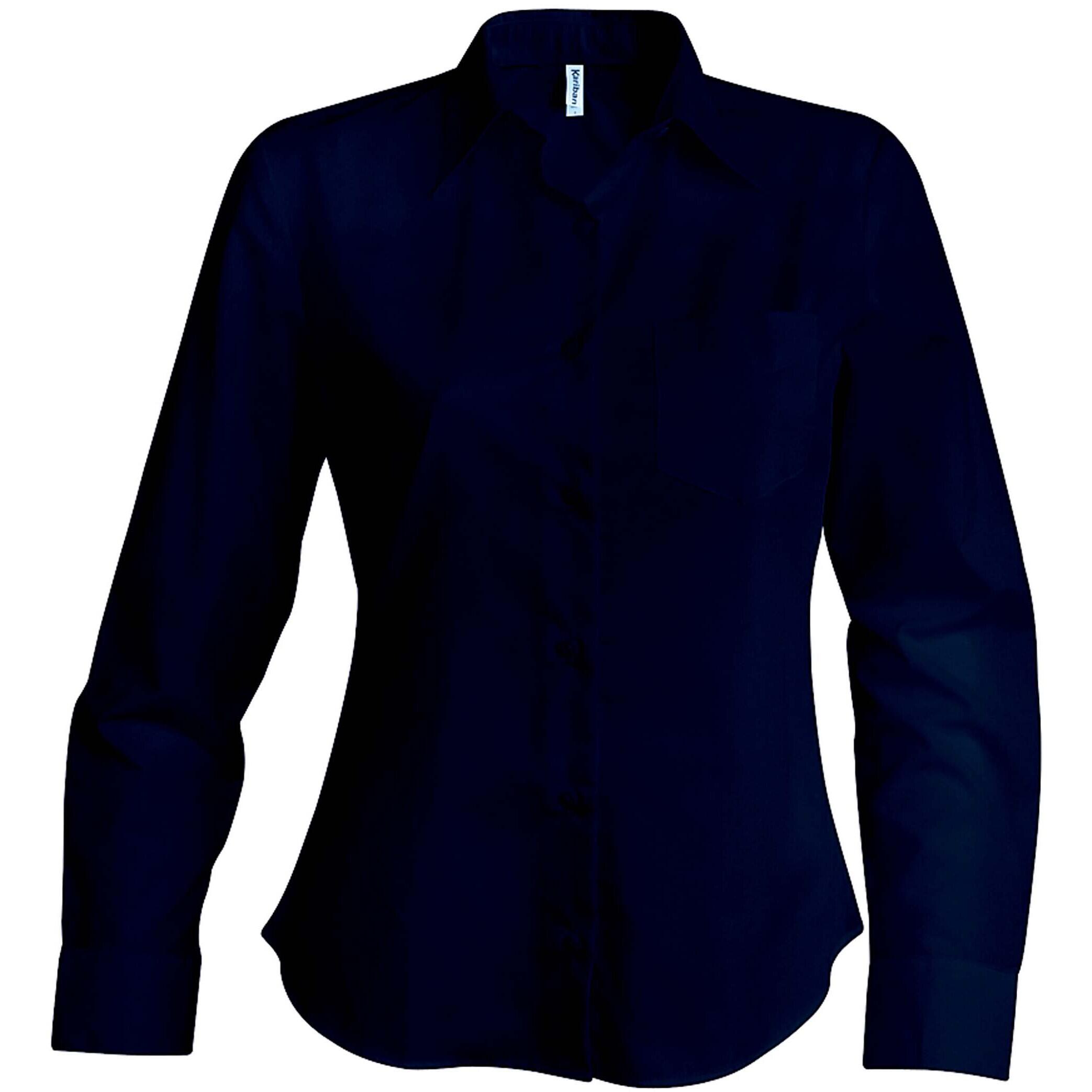 KARIBAN Camicia da donna a maniche lunghe Jesica Kariban