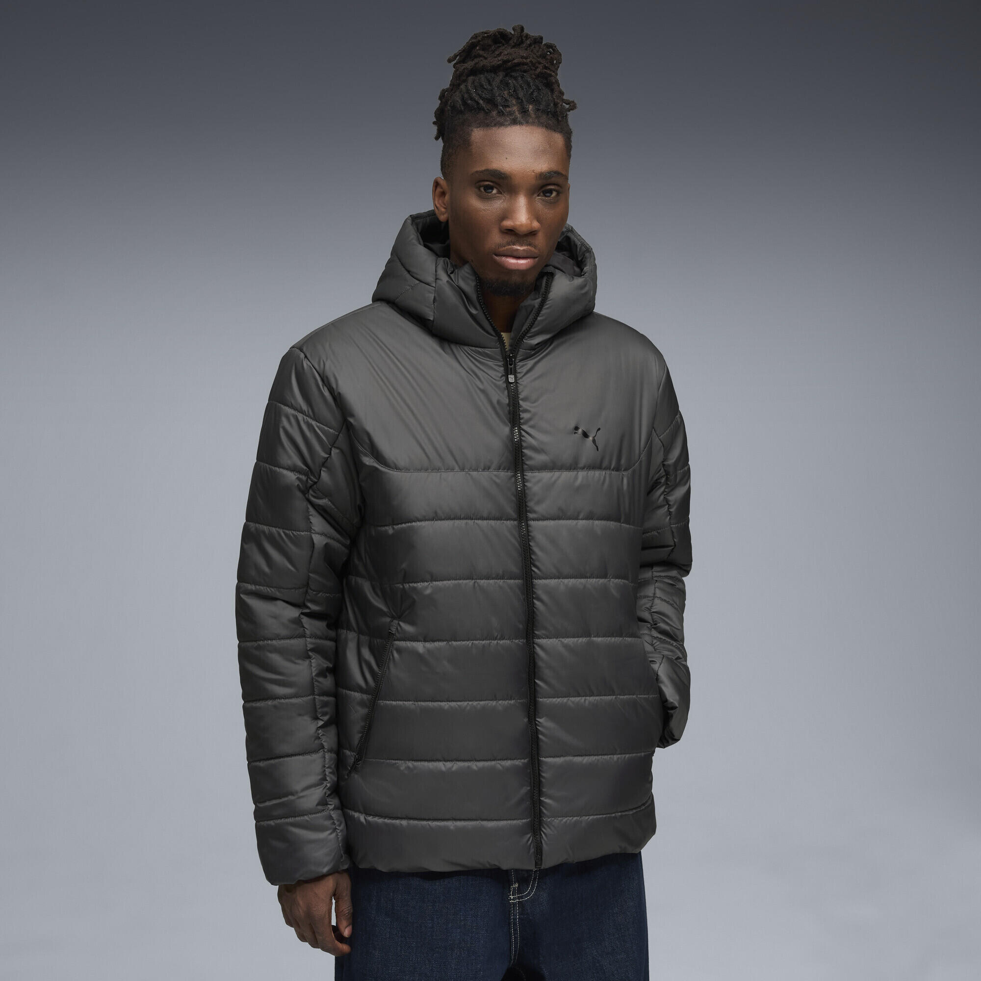 Giacca imbottita con cappuccio Essentials da uomo PUMA 2/5
