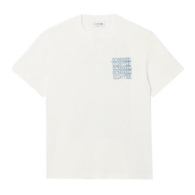 T-Shirt Lacoste Classico Bianco Uomo