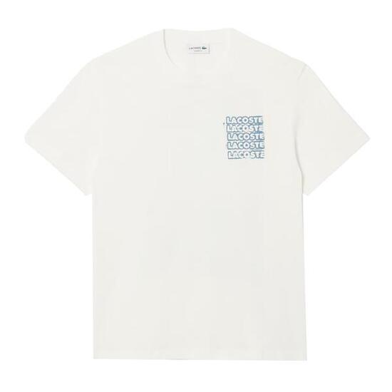 T-Shirt Lacoste Classico Bianco Uomo