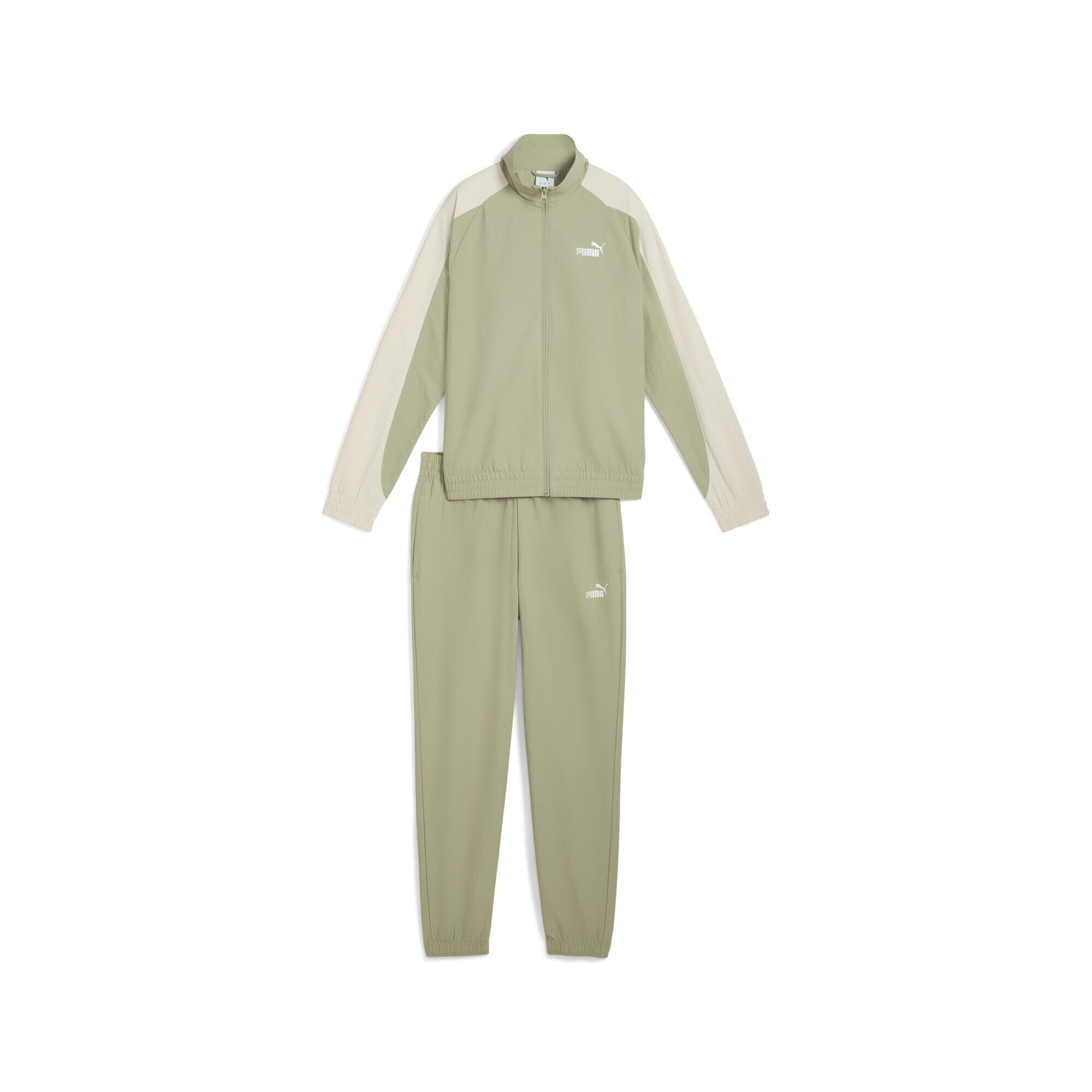 Damski dres z tkaniny PUMA Lux Army Green