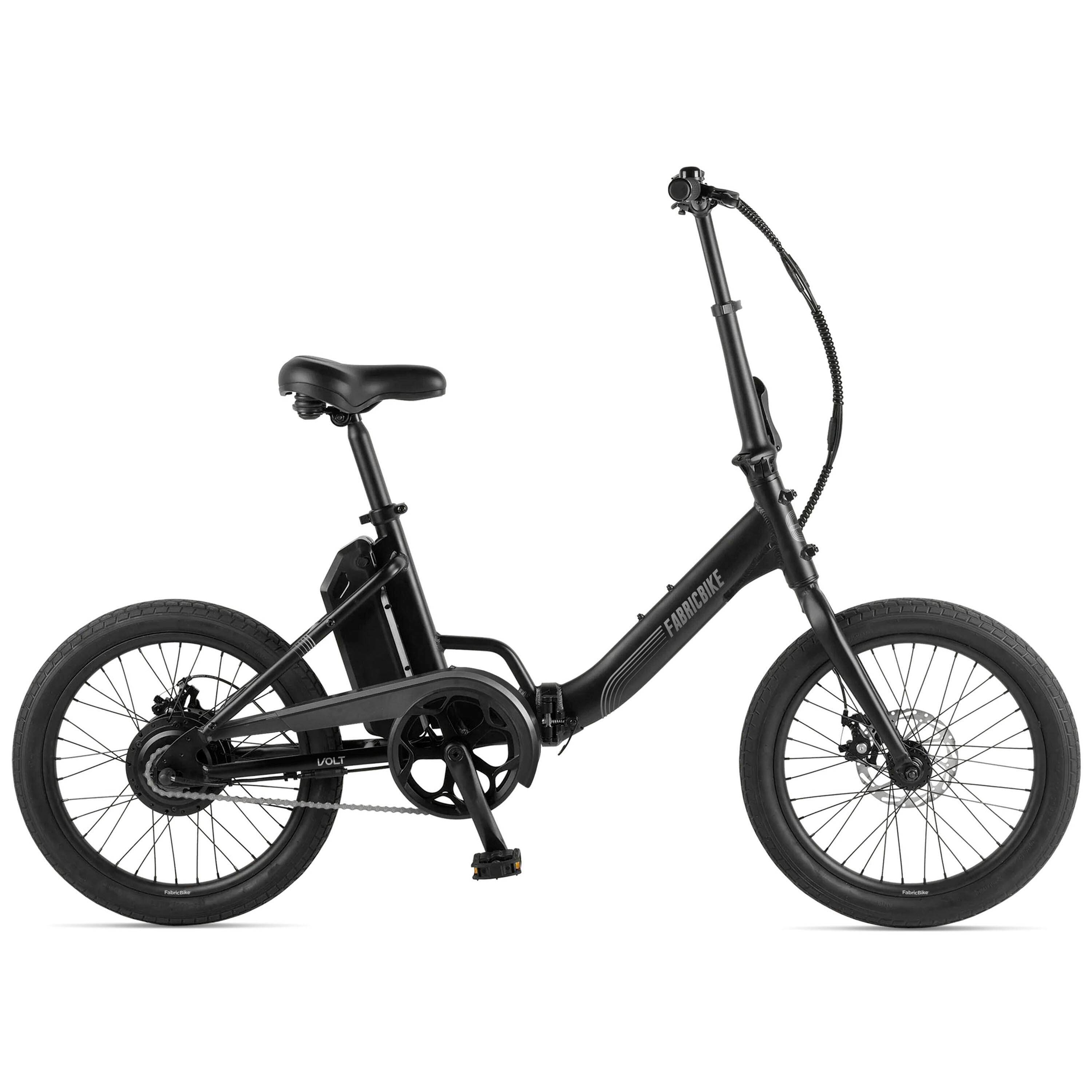 FABRICBIKE Fabricbike Volt – Bicicletta elettrica pieghevole 20" Alluminio. Nero