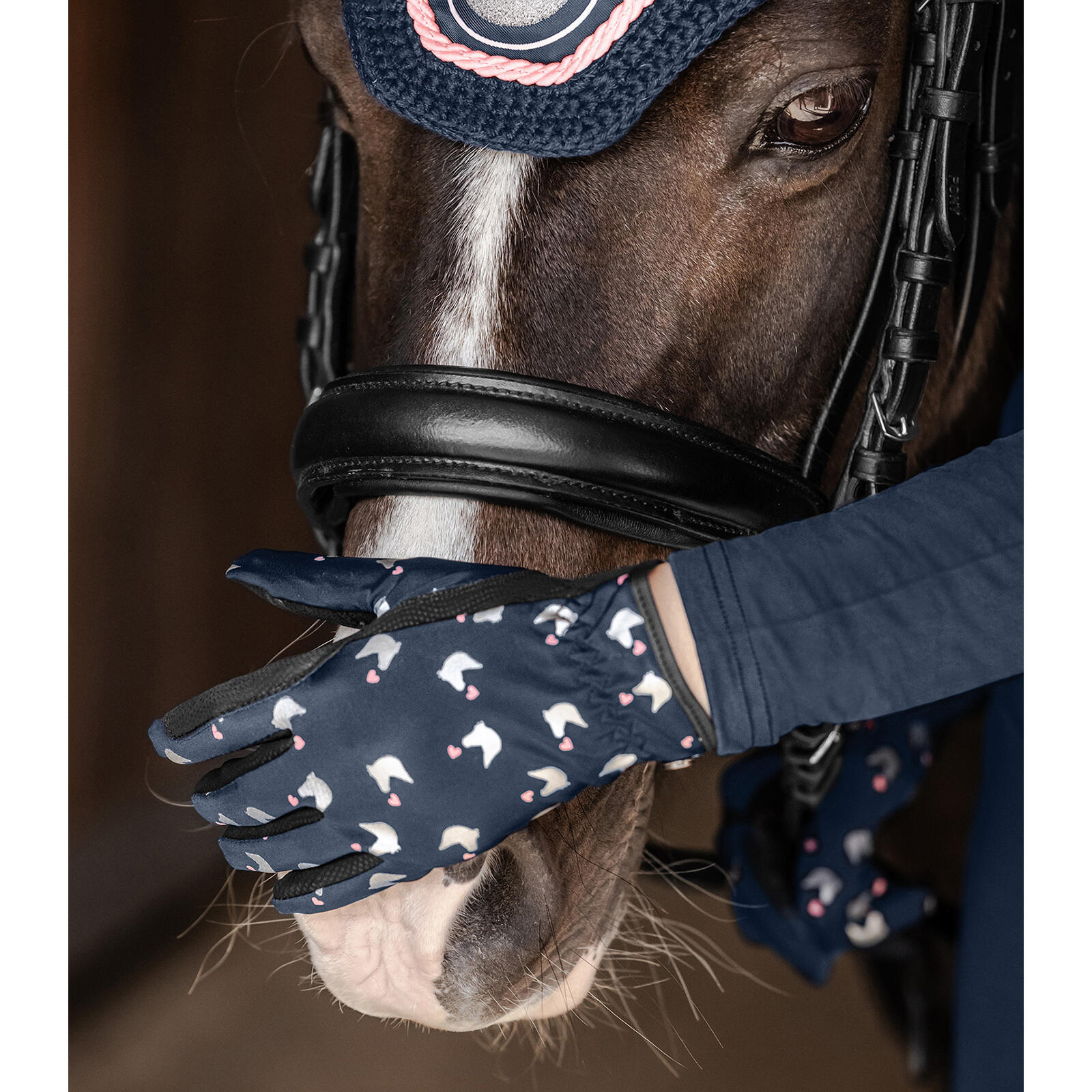 Gants d'équitation enfant ELT Lucky Dora 2/2